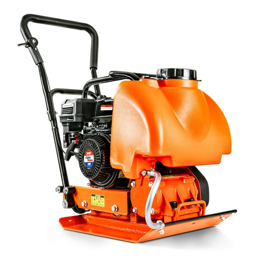 SuperHandy Plate Compactor - 7HP 209CC, 12" Max Tamper Depth, Water Tank Upgrade - GUO119-FBA