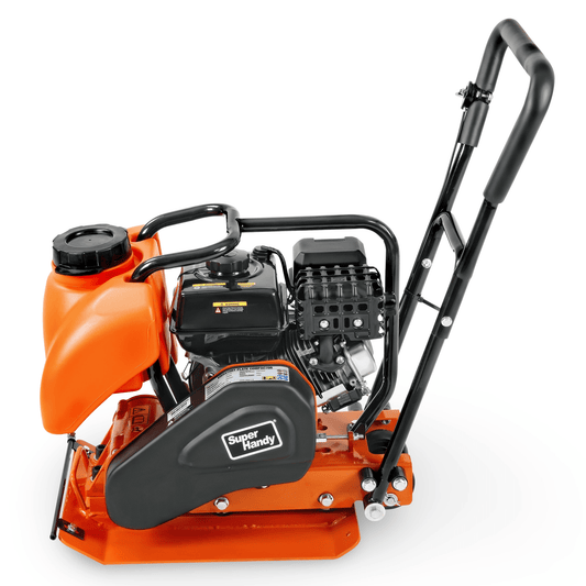 SuperHandy Plate Compactor - 7HP 209CC, 12" Max Tamper Depth, Water Tank Upgrade - GUO119-FBA
