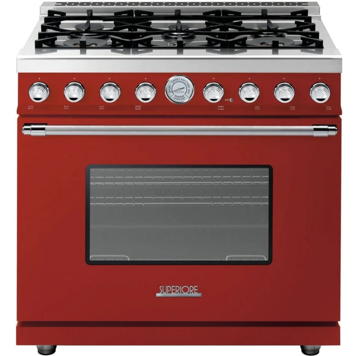 Superiore Next 30-Inch Gas Freestanding Range in Stainless Steel - RN301GPS_S_