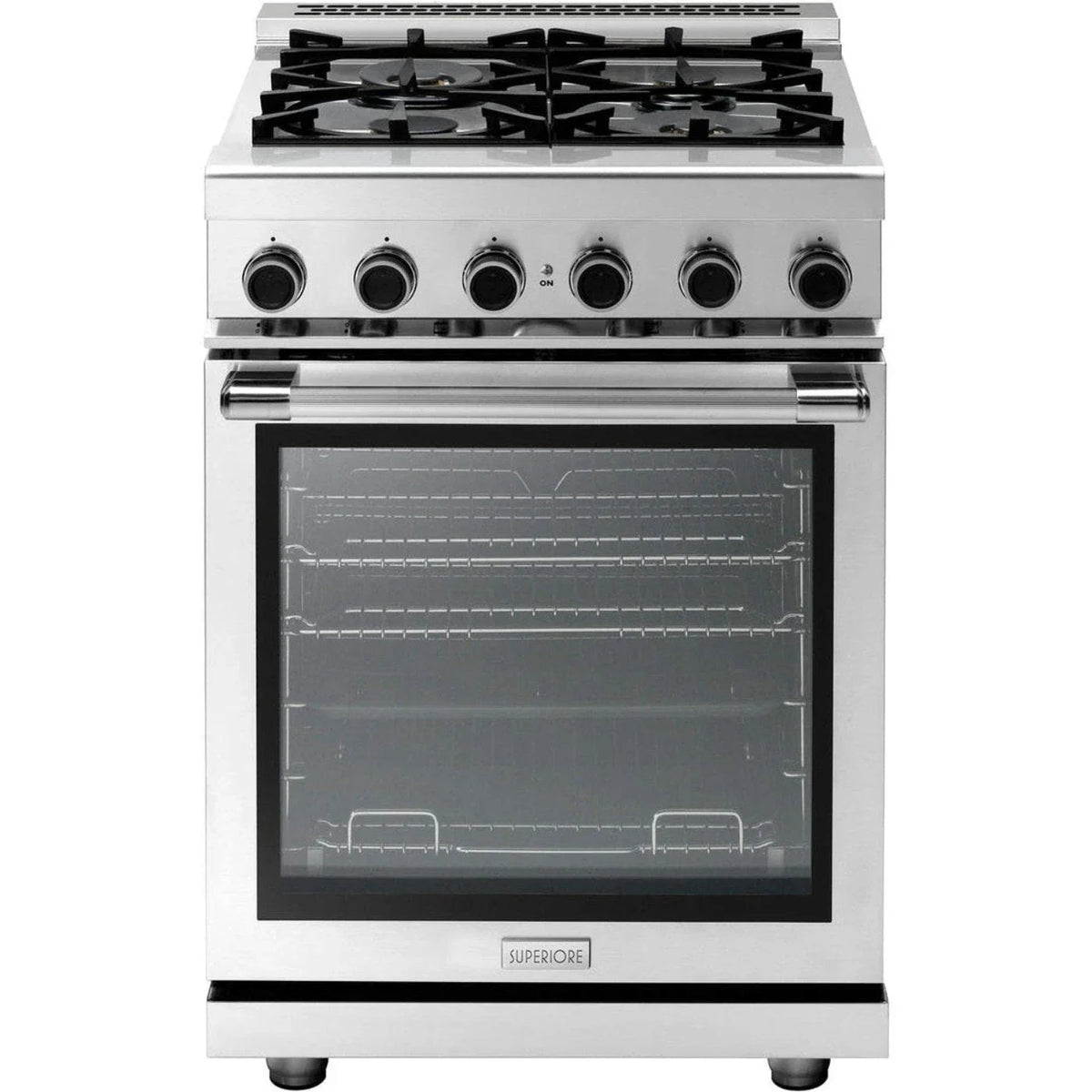 Superiore Next 24-Inch Gas Freestanding Range in Stainless Steel - RN241GPS_S_