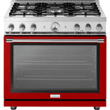 Superiore La Cucina 36-Inch Gas Freestanding Range in High Glossy Red - RL361GPR_S_