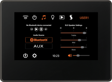 Smart Shower Kit | Waterproof 10" Device | The "Wellness Shower Package" by ThermaSol w/ ThermaTouch