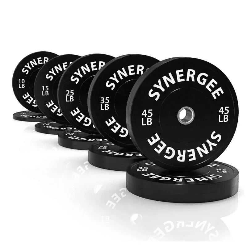 Synergee Bumper Plate Sets- SOLIDRUBBER-160LB