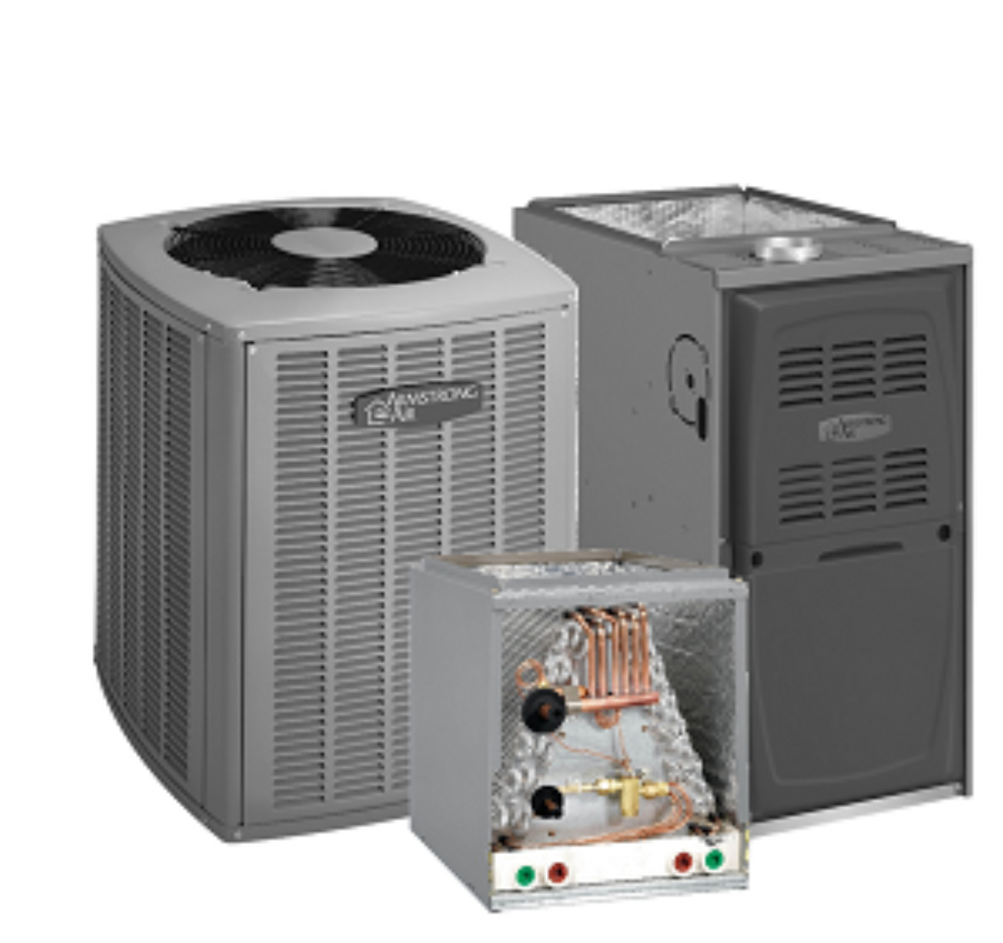 Armstrong Air 4 Tons Gas Heat Upflow Air Conditioner System - 16 SEER - 4SCU16LS148P / A80US2V090C20 / 1.841226