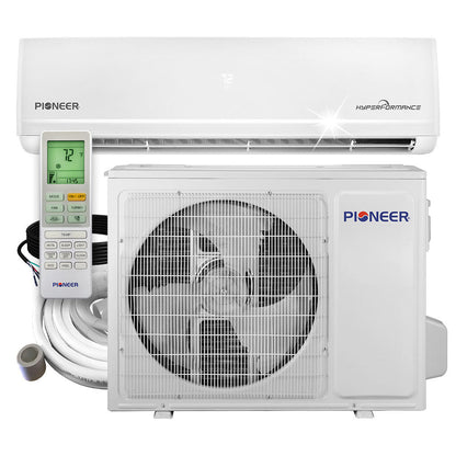 Pioneer 18,000 BTU 20.5 SEER2 Ductless Mini Split Inverter Wi-Fi Air Conditioner - 230V