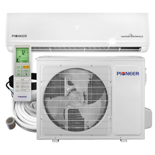 Pioneer 18,000 BTU 20.5 SEER2 Ductless Mini Split Inverter Wi-Fi Air Conditioner - 230V