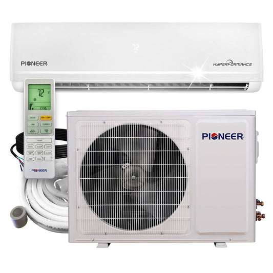 Pioneer Hyperformance 9,000 BTU 25.5 SEER2 Wi-Fi Ductless Mini Split Air Conditioner Heat Pump - 230V