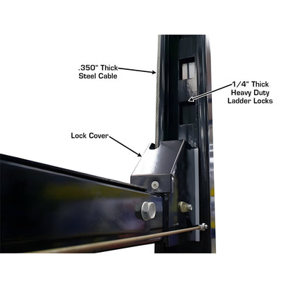 Atlas Garage PRO8000EXT-L 8,000 lb Extra Tall/Extra Long 4-Post Lift - ATEXH-PRO8000EXT-L-FPD