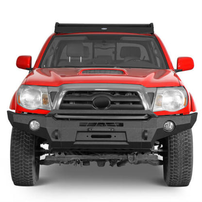 2005-2011 Toyota Tacoma Front Bumper w/Skid Plate - Hooke Road - HE.4031-S