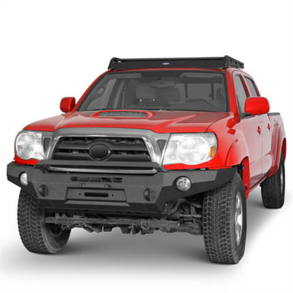 2005-2011 Toyota Tacoma Front Bumper w/Skid Plate - Hooke Road - HE.4031-S