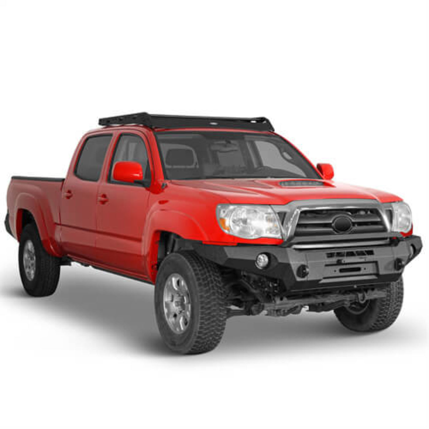 2005-2011 Toyota Tacoma Front Bumper w/Skid Plate - Hooke Road - HE.4031-S