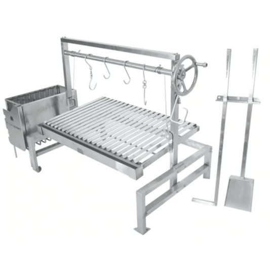 Tagwood BBQ 09 SS Built-In Insert Santa Maria Argentine Grill - BBQ09SS