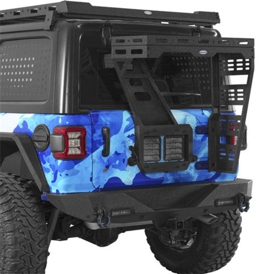 Tailgate Cargo Rack for 18-25 Jeep Wrangler JL - Hooke Road - HE.3098-S