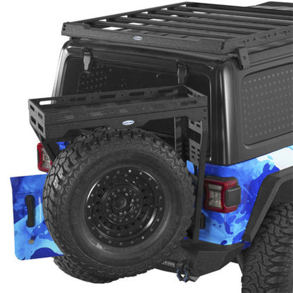 Tailgate Cargo Rack for 18-25 Jeep Wrangler JL - Hooke Road - HE.3098-S