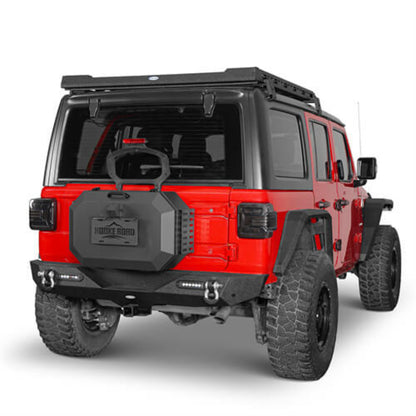 Tailgate Spare Tire Carrier Storage Lock Box For 2018-2025 Jeep Wrangler JL - Hooke Road - HE.3052-S