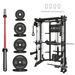 Mikolo Fitness TANK 1 with Barbell and Weights Set - HP-T1-BUMPER-BR