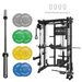 Mikolo Fitness TANK 1 with Barbell and Weights Set - HP-T1-BUMPER-BR