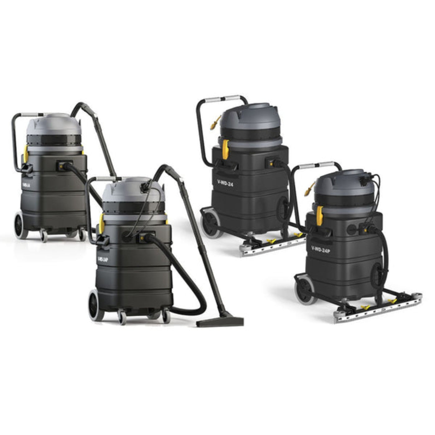 Tennant V-WD-24 Wet/Dry Vacuum w/ Tool Kit (Mounted Squeegee & Pump Out Options) - TEN-1245656