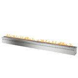 The Bio Flame 72-Inch Smart Black or Stainless Steel Ethanol Burner