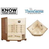 TheraSauna Corner TS6439 3 Person Infrared Sauna - 55555