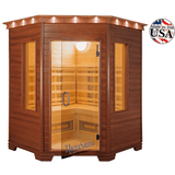 TheraSauna Corner TS6439 3 Person Infrared Sauna - 55555