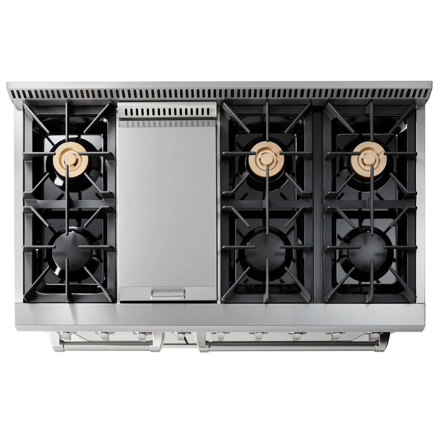 Thor Kitchen 48-Inch Propane Gas Range with 6.7 cu. ft. Double Oven in Stainless Steel  - HRG4808ULP