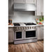 Thor Kitchen 48-Inch 6.7 cu. ft. Professional Gas Range in Stainless Steel with Double Oven HRG4808U