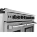 Thor Kitchen 48-Inch 6.8 cu. ft. Double Oven Gas Range in Stainless Steel LRG4807U