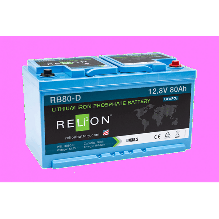 Relion 12.8V 80Ah 4Sc Lifepo4 - R7RRB80