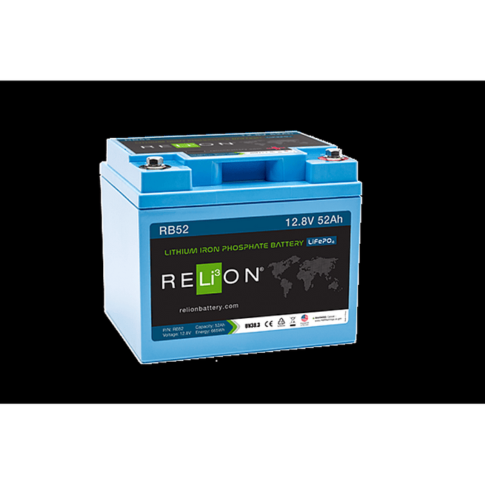 Relion 12.8V 52Ah 4Sc Lifepo4 - R7RRB52