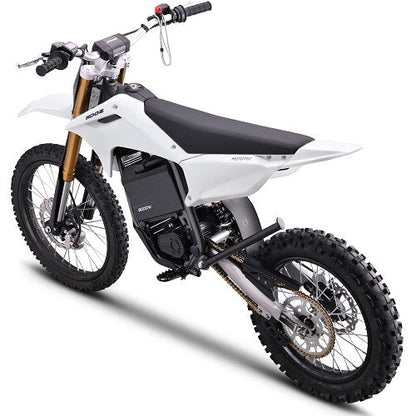 MotoTec 72v 8000w Pro Electric Dirt Bike 19/16 Lithium White