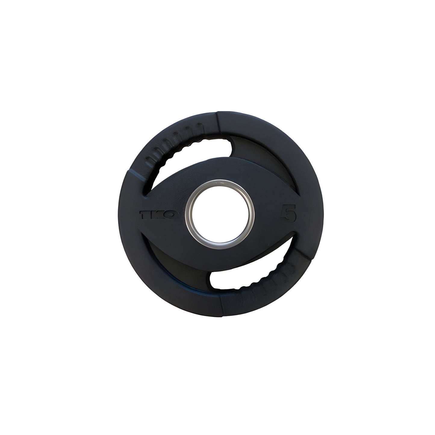 TKO 255 Lb. Rubber Olympic Weight Plate Set with Weight Storage Tree 6210 - 803OR