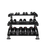 TKO 3 Tier Commercial Dumbbell Rack 890HDR