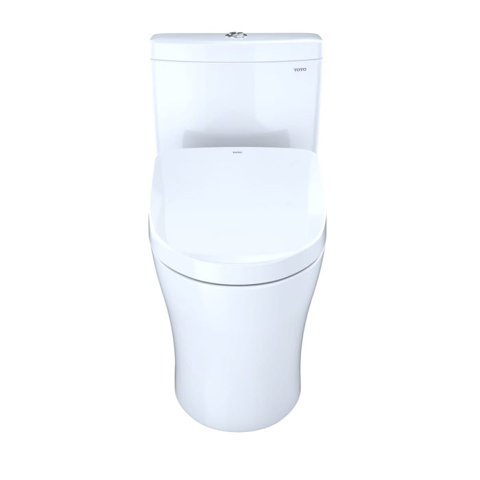 TOTO AQUIA IV 1G WASHLET+ S500E TWO PIECE TOILET 1.0 GPF & 0.8 GPF UNIVERSAL HEIGHT MW4463046CUMFGA#01