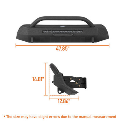 Tacoma Front Bumper (16-23 Toyota Tacoma) - Hooke Road - HE.4230