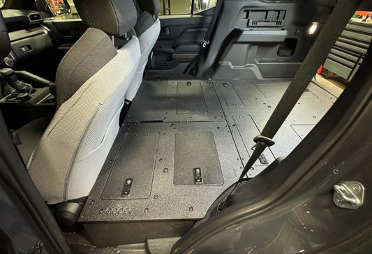 GOOSE GEAR Toyota - 4Runner - 2025-Present - 6th Gen - Explore Series - Seat Delete Plate System - Plate Based - Non-Hybrid - Non-Third Row Vehicles - 2260-GGR-SH