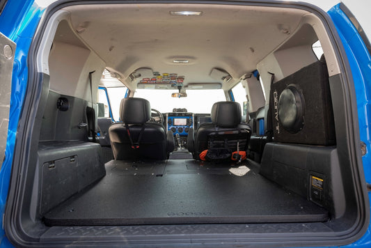 GOOSE GEAR Toyota FJ Cruiser 2006-2014 - Second Row Seat Delete Plate System - 1014-GGR-SH