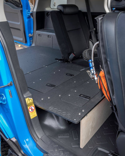 GOOSE GEAR Toyota FJ Cruiser 2006-2014 - Second Row Seat Delete Plate System - 1014-GGR-SH