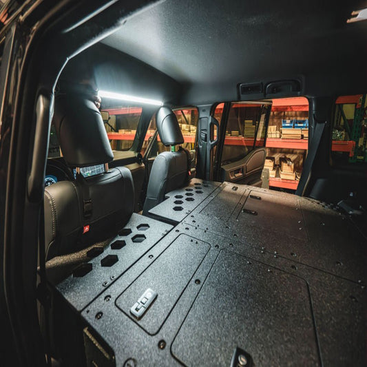 GOOSE GEAR Toyota - Land Cruiser - 2024-Present - LC250 - Explore Series - Seat Delete Plate System - Second Row - Module Based - 1105-GGR-SH