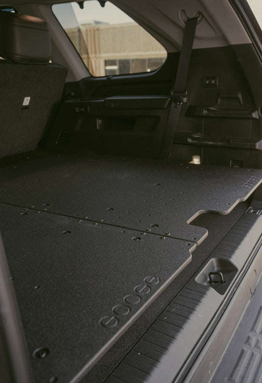 GOOSE GEAR Toyota - Sequoia - 2023-Present - 3rd Gen - Explore Series - Seat Delete Plate System - Third Row - 100% Delete Package - 2961-GGR-SH