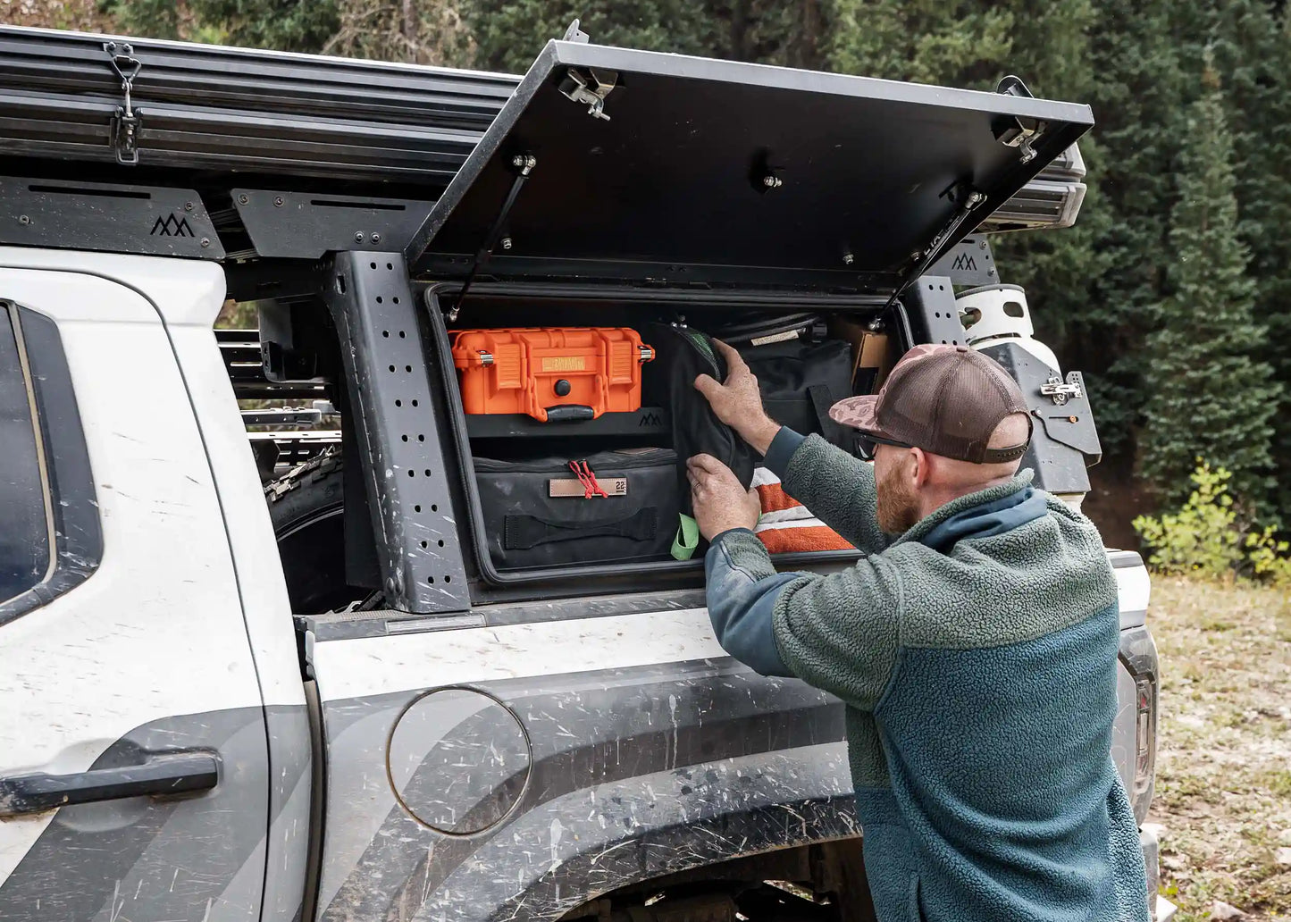Backwoods Adventure Overland Bed Rack Storage Box - Toyota Tacoma - 5000-3017
