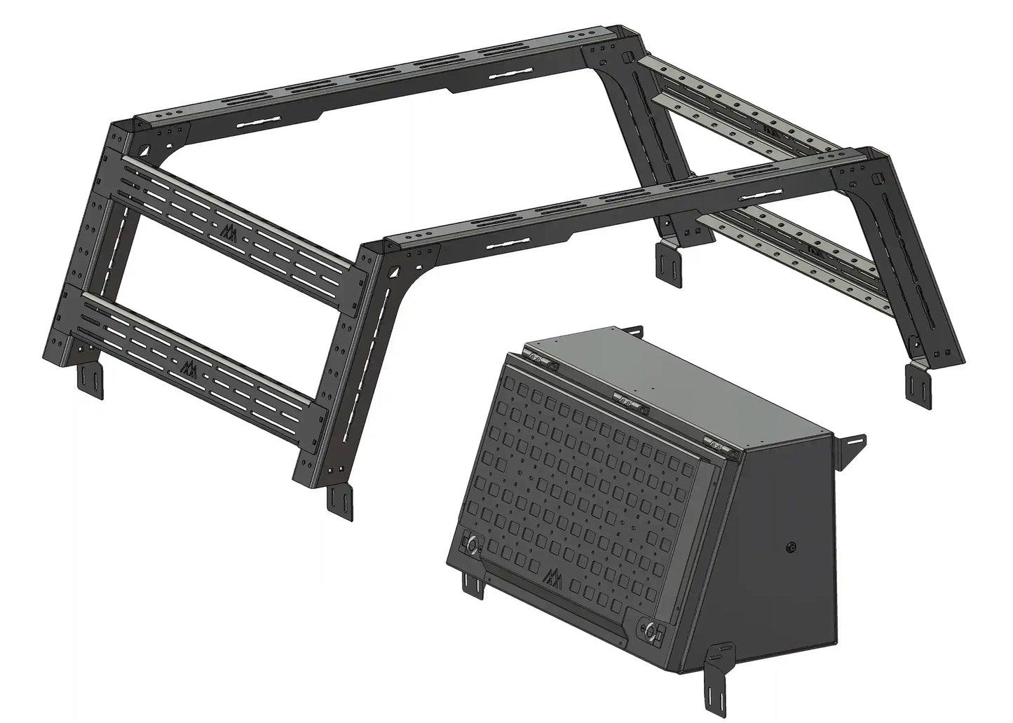 Backwoods Adventure Toyota Tacoma Bed Rack Storage Bundle Deal - BWBU-TA02