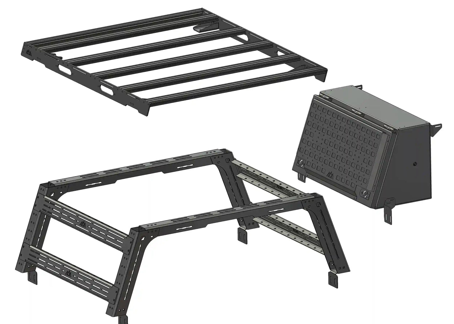 Backwoods Adventure Toyota Tacoma Bed Rack Enthusiast Bundle Deal - BWBU-TA03