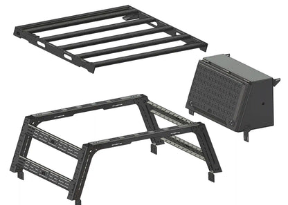 Backwoods Adventure Toyota Tacoma Bed Rack Enthusiast Bundle Deal - BWBU-TA03