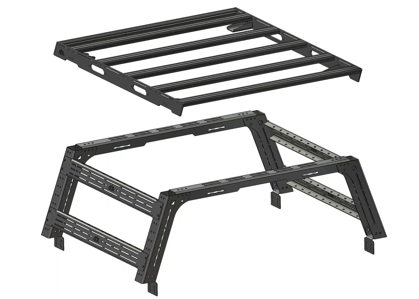 Backwoods Adventure Toyota Tacoma Bed Rack Starter Bundle Deal - BWBU-TA01