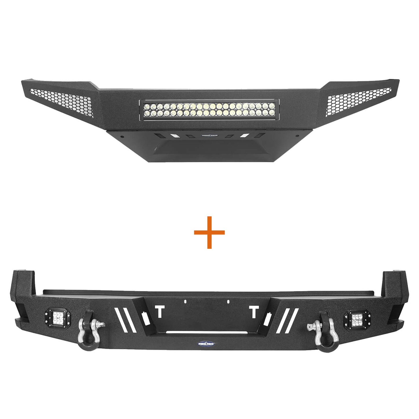 Hooke Road Front Bumper & Rear Bumper(05-11 Toyota Tacoma) - HE.4008&HE.4022