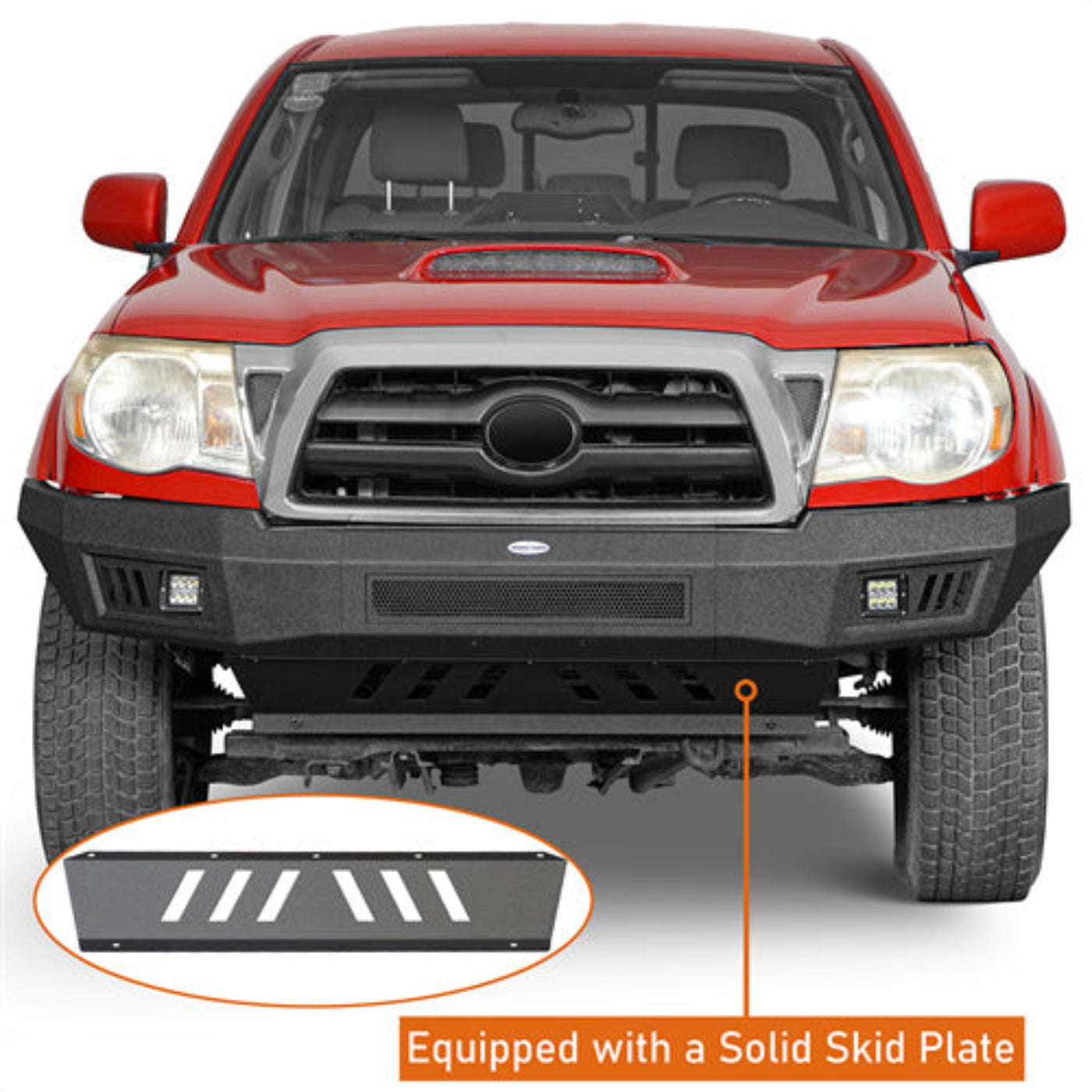 HR Full Width Front Bumper Replacement(05-11 Toyota Tacoma) - Hooke Road - HE.4024