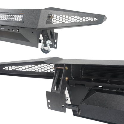 Hooke Road Discovery Full Width Front Bumper w/ Skid Plate & LED Light Bar(05-11 Toyota Tacoma) - HE.4008