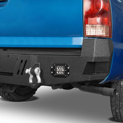 Hooke Road Rear Bumper w/LED Floodlights HR(05-15 Toyota Tacoma) - HE.4022