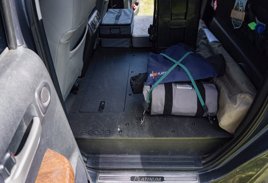 GOOSE GEAR Toyota Tundra 2007-2013 2nd Gen. CrewMax - Second Row Seat Delete Plate System - 1087-GGR-SH